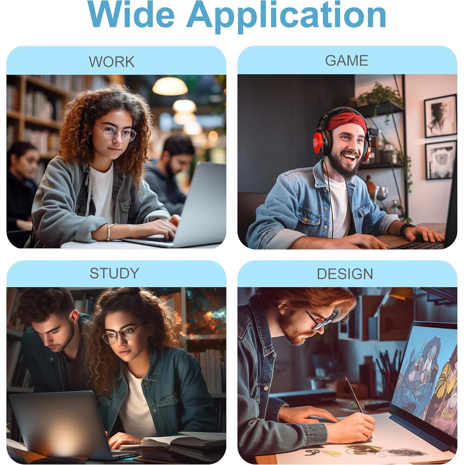 Juego de Reposamuñecas Ergonómico CIYOJA de Silicona Antideslizante