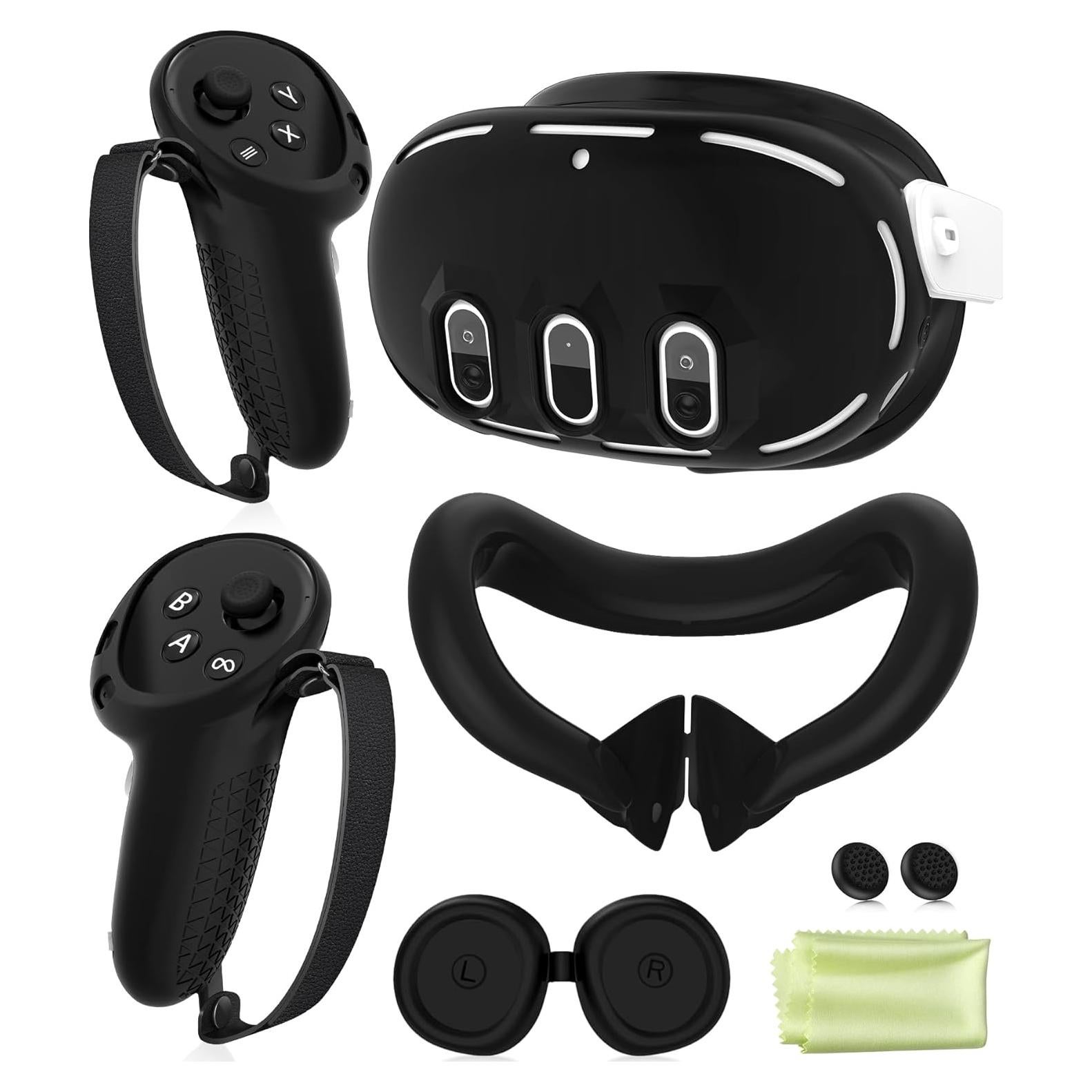 Juego de Cubiertas de Silicona YRXVW para Meta Quest 3