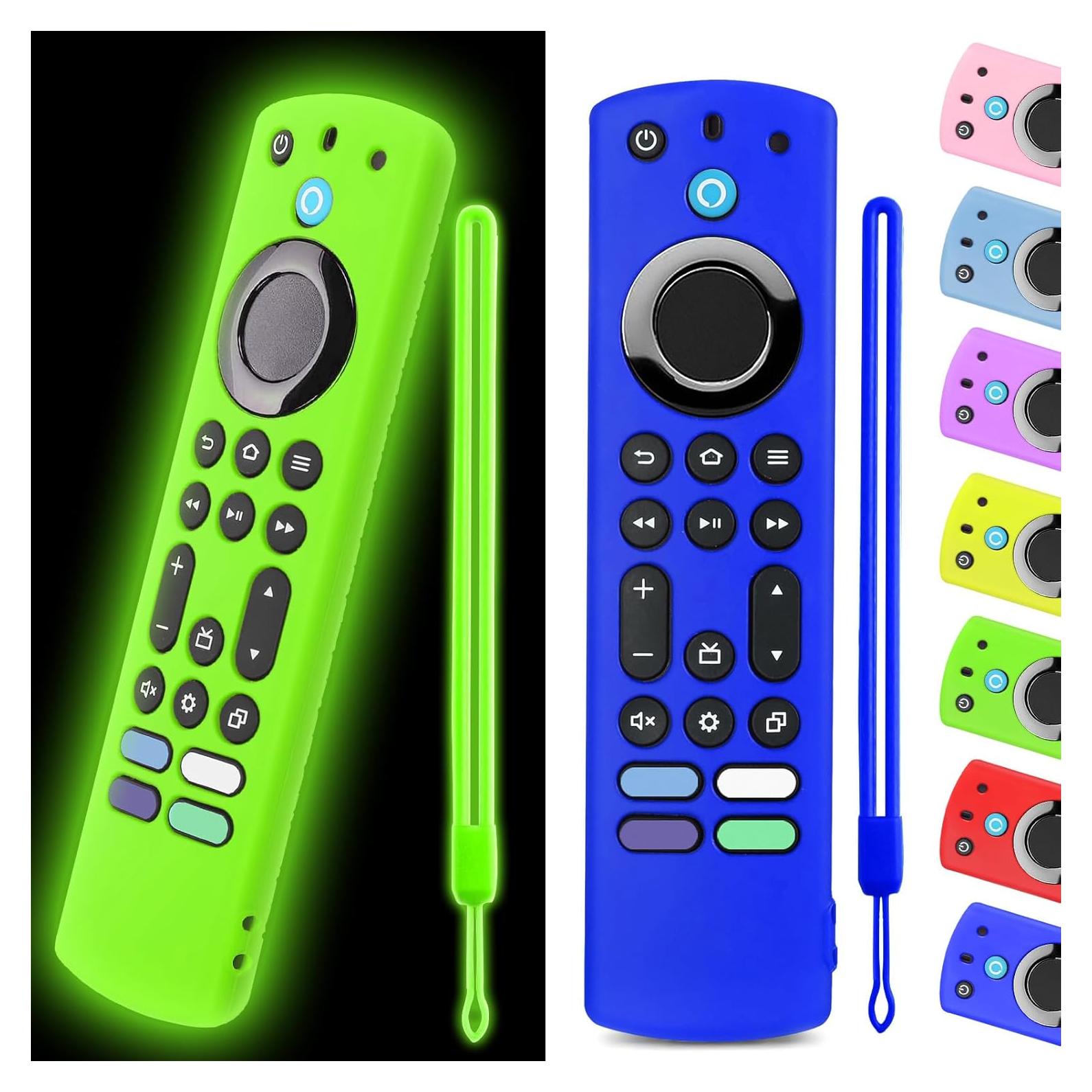 Funda de Silicona OneBom para Control Remoto Fire TV 4K Max - 2 Pcs