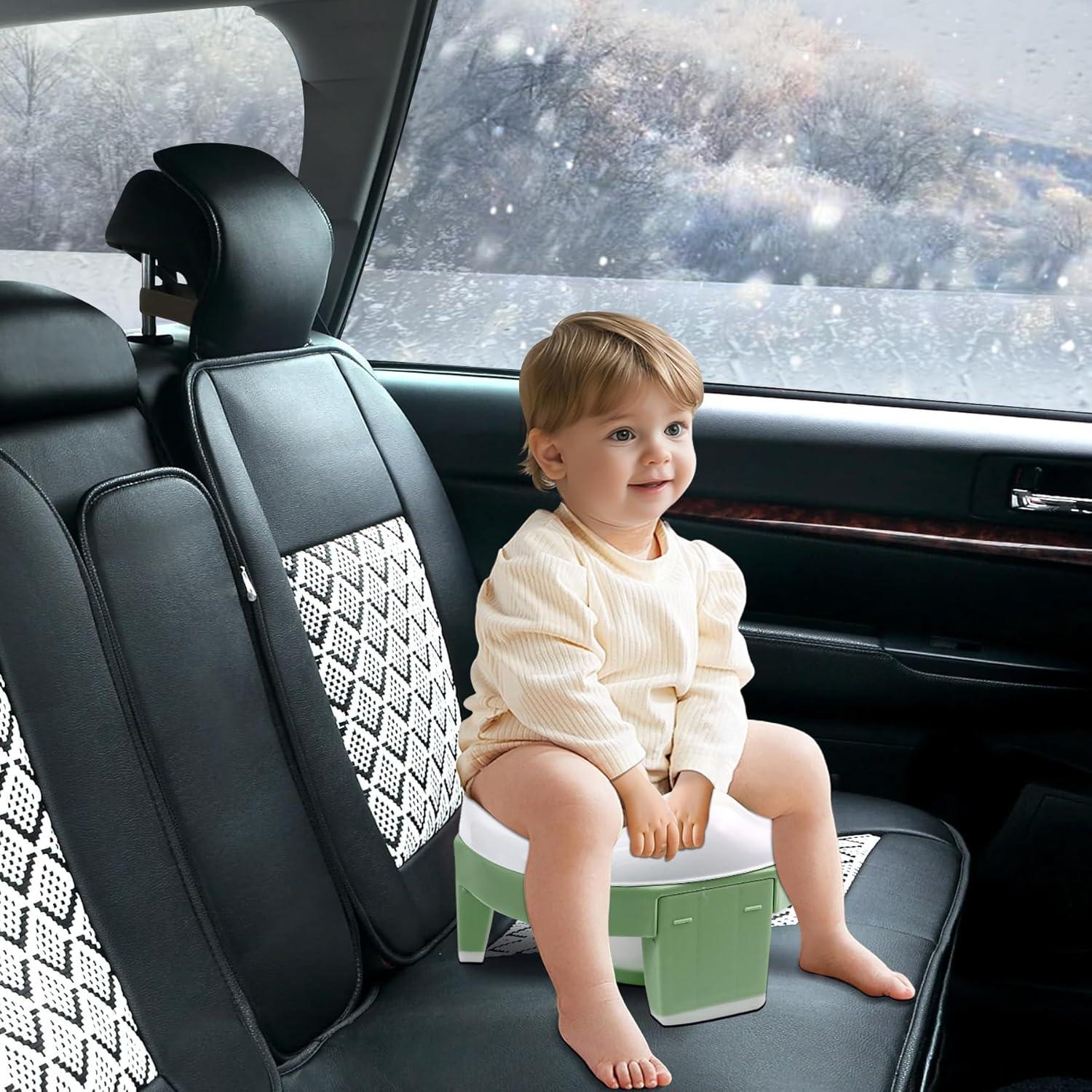 Inodoro Portátil MCGMITT Verde para Niños - Entrenamiento Fácil