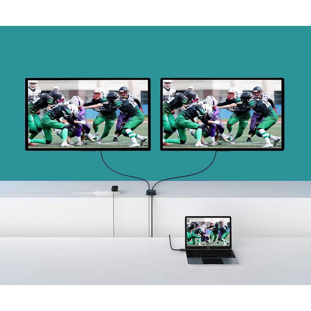 Divisor HDMI 4K 1x2 MT-VIKI SP102 con Adaptador 5V