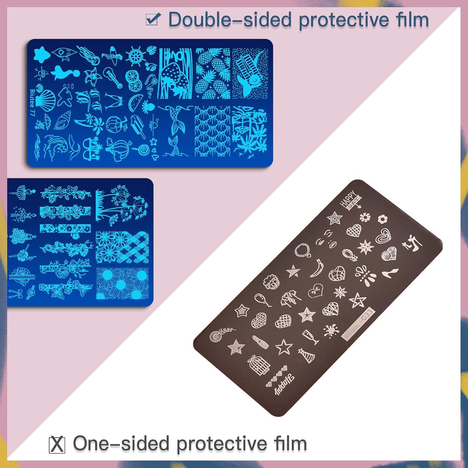 Kit de Estampado de Uñas Biutee 12 Placas + Estampador