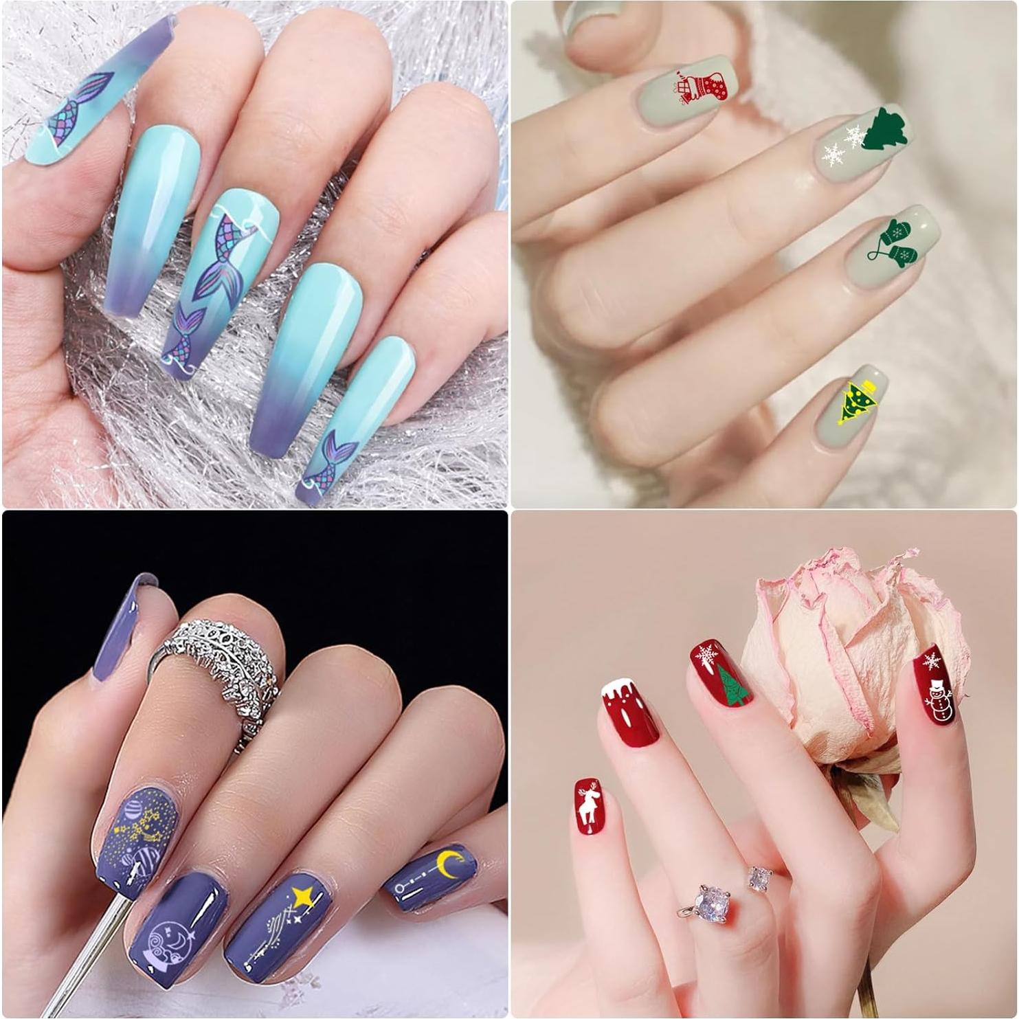 Kit de Estampado de Uñas Biutee 12 Placas + Estampador