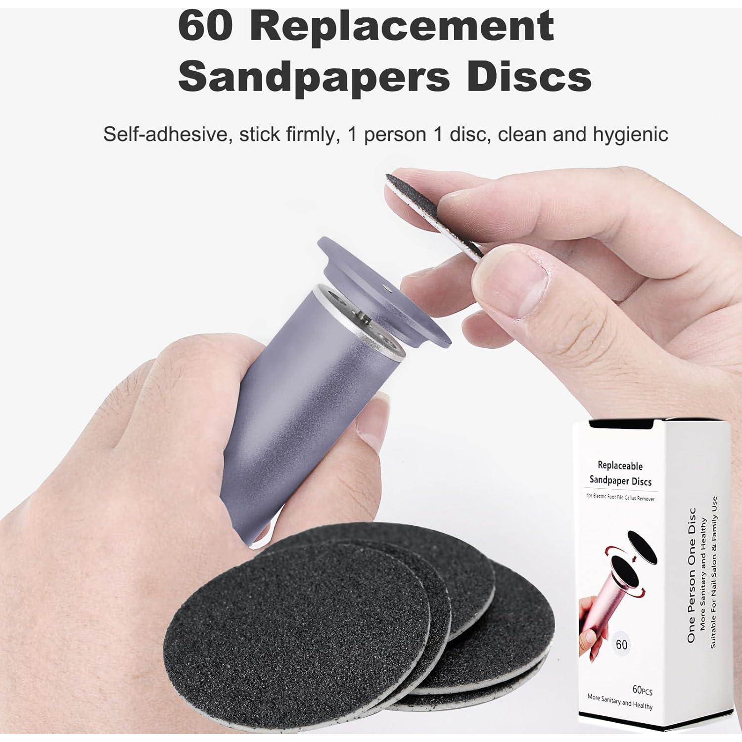 Removedor de Callos Eléctrico I.B.N con 60 Discos de Lijado