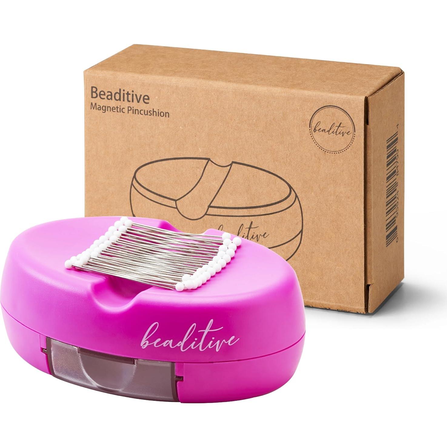 Cojín Magnético Beaditive con Cajón y 50 Alfileres de Costura