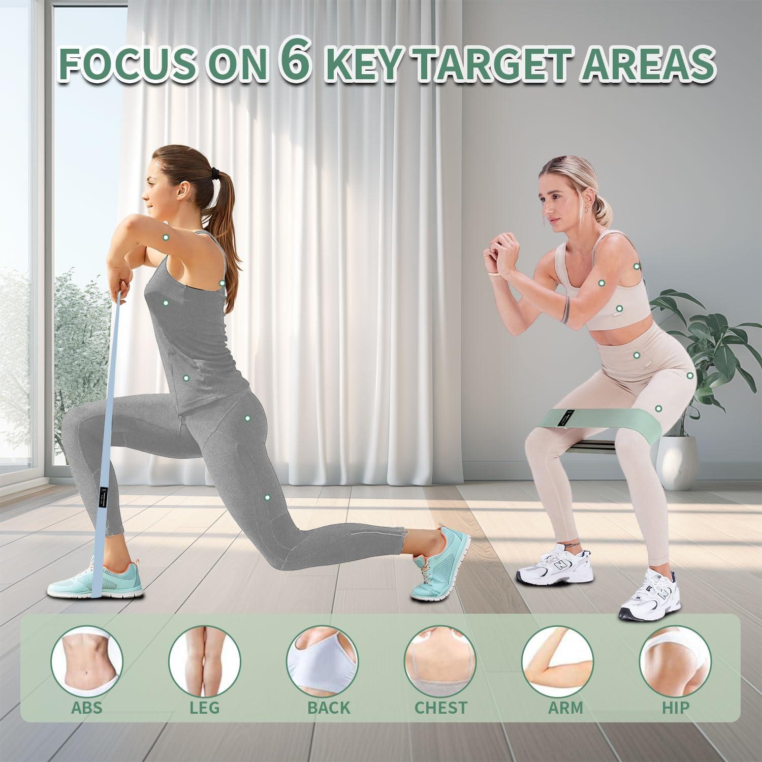 Conjunto de Bandas de Resistencia HIMESPORNER 3 Niveles Antideslizantes