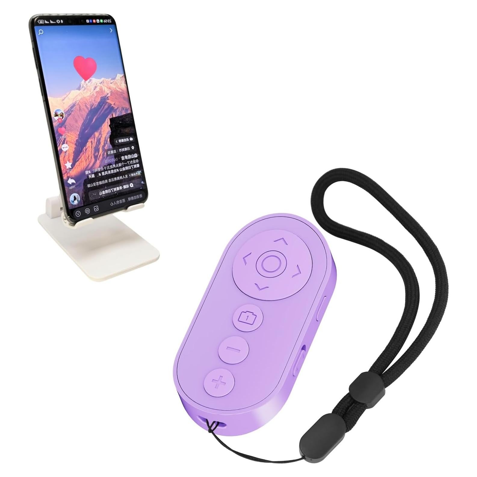 Control Remoto Inalámbrico Aistraunix para Smartphone Púrpura