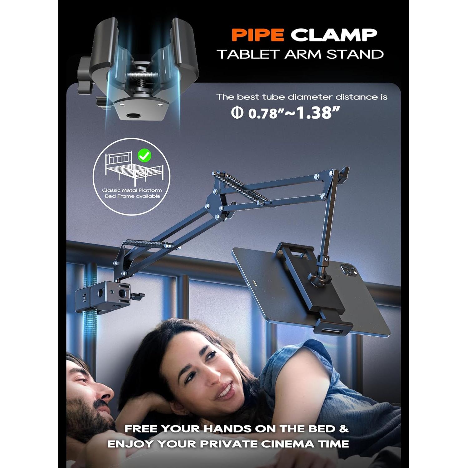 Soporte Ajustable para Tableta CACENCAN SJ-01 Negro 4.5-13.5"