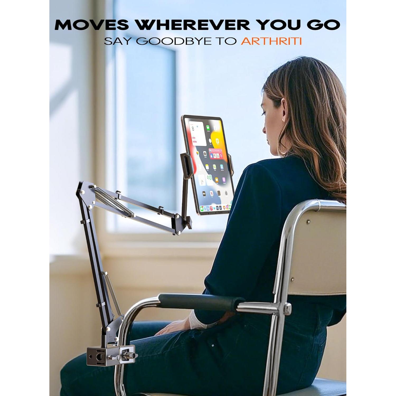 Soporte Ajustable para Tableta CACENCAN SJ-01 Negro 4.5-13.5"