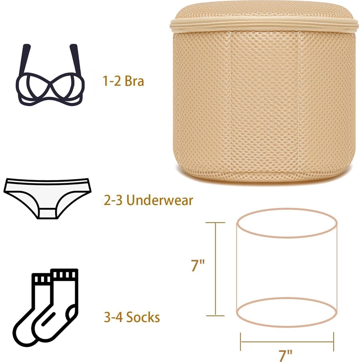 Paquete de 2 bolsas de lavandería Poetic Flavour beige