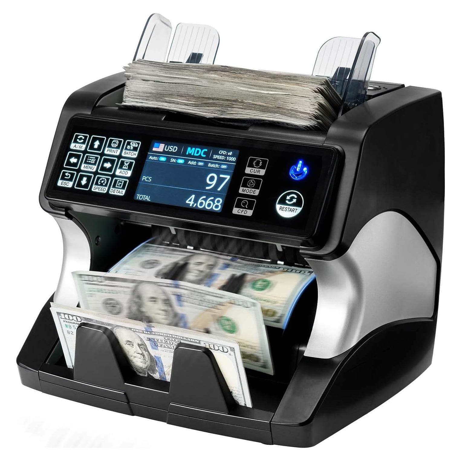 Contadora de Dinero MUNBYN IMC01 Grado Bancario Mixta