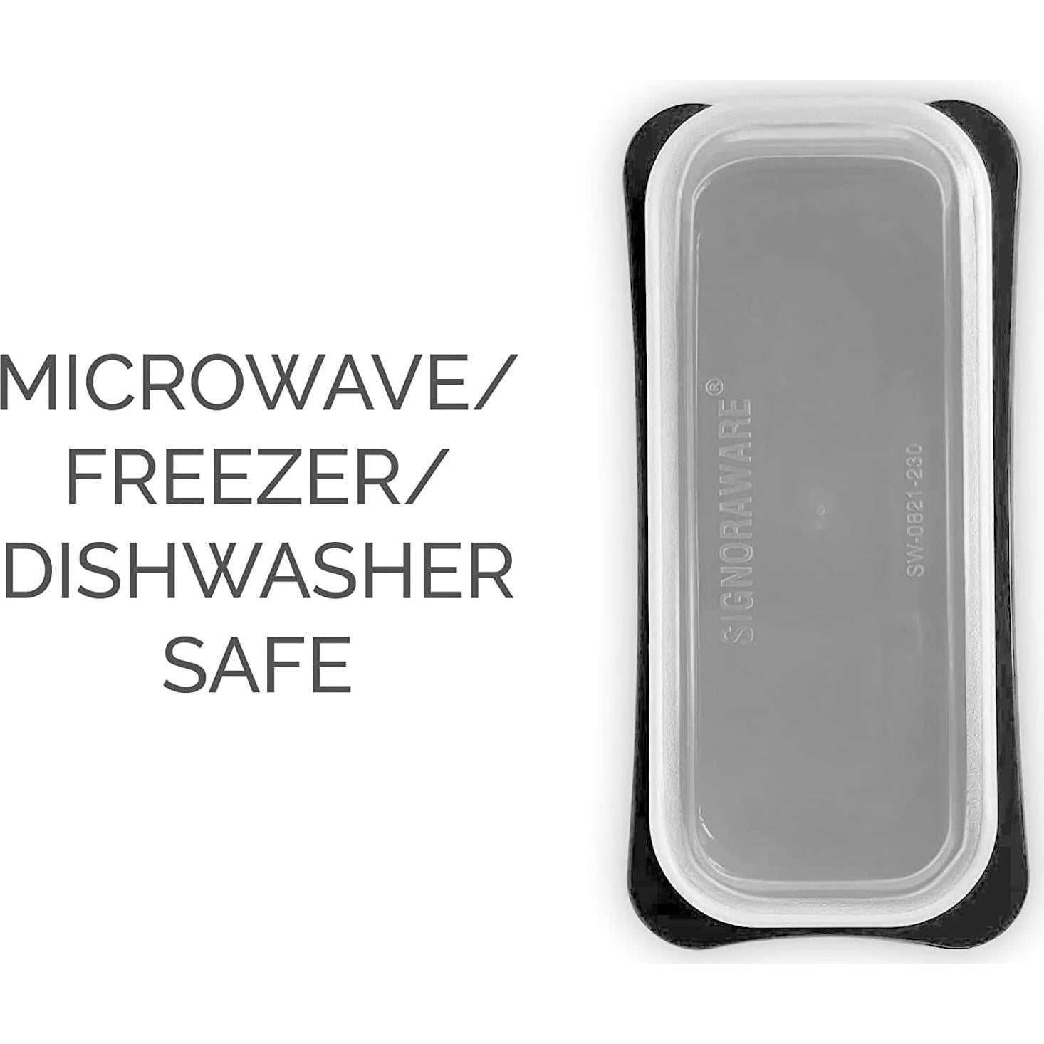 Contenedor de Mantequilla Signoraware Negro con Tapa 16.5x7.9cm