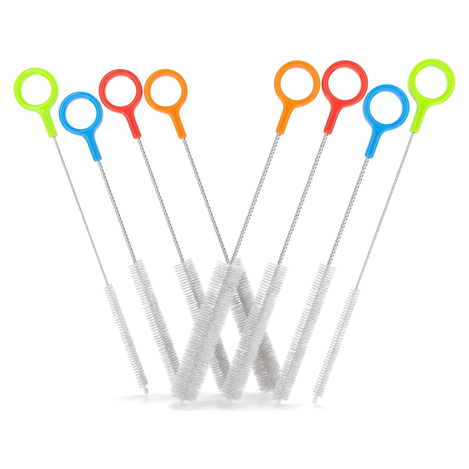 Juego de 8 Cepillos de Limpieza Buenalife - Alta Resistencia