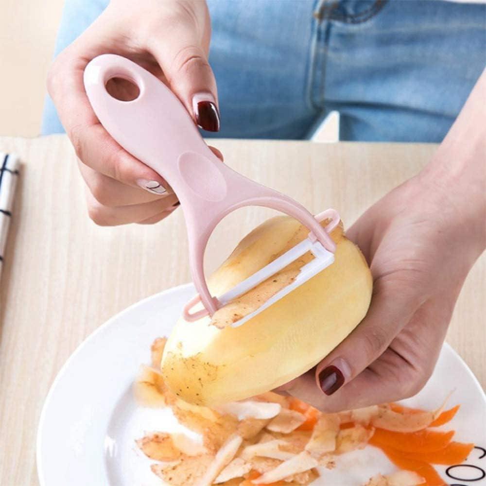 Juego de 3 peladores de cerámica CookTaitai para frutas y verduras