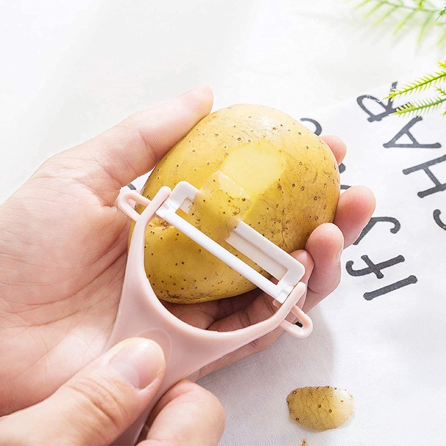 Juego de 3 peladores de cerámica CookTaitai para frutas y verduras