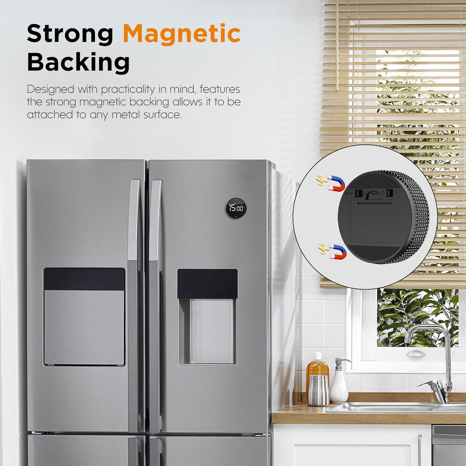 Temporizador de Cocina Digital JUNVIL TIMER01 con Pantalla LED