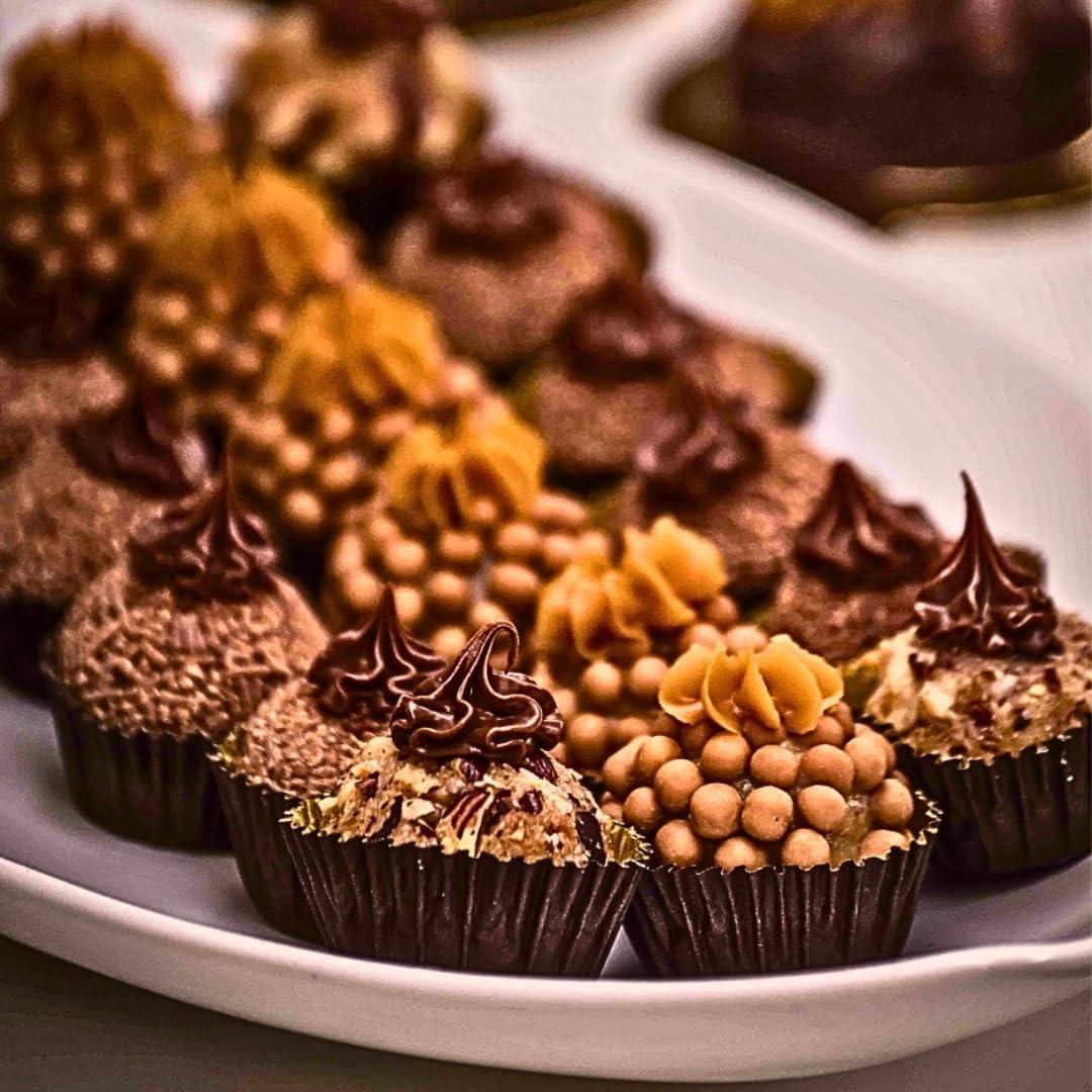 Forros de Cupcake Marrones Green Direct - Paquete de 500 Unidades