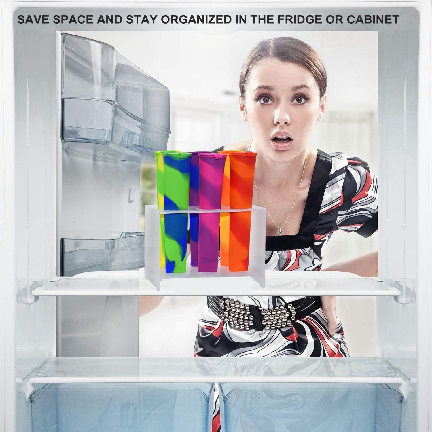 Moldes de Paletas de Silicona Bangp - 6 Piezas Reutilizables