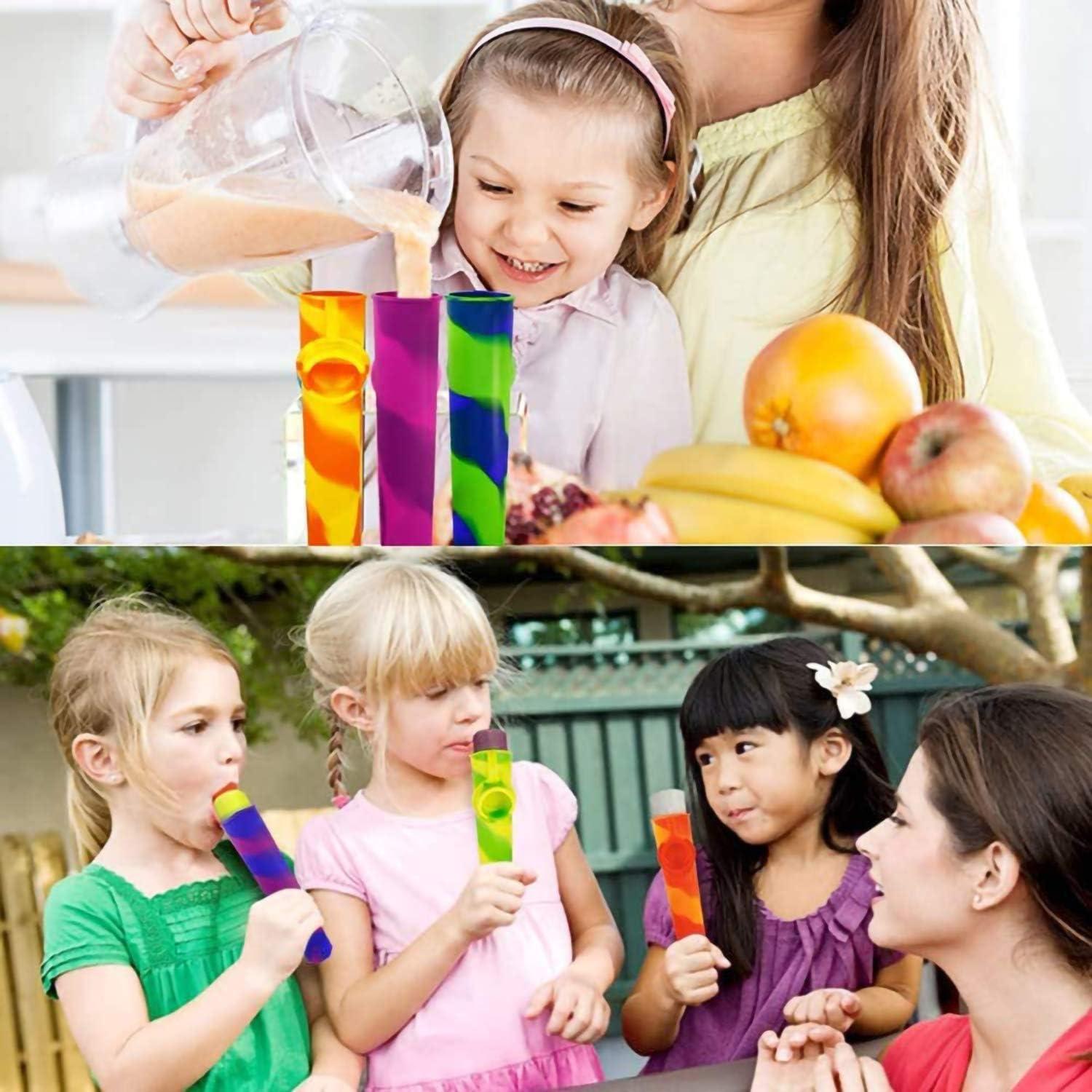 Moldes de Paletas de Silicona Bangp - 6 Piezas Reutilizables