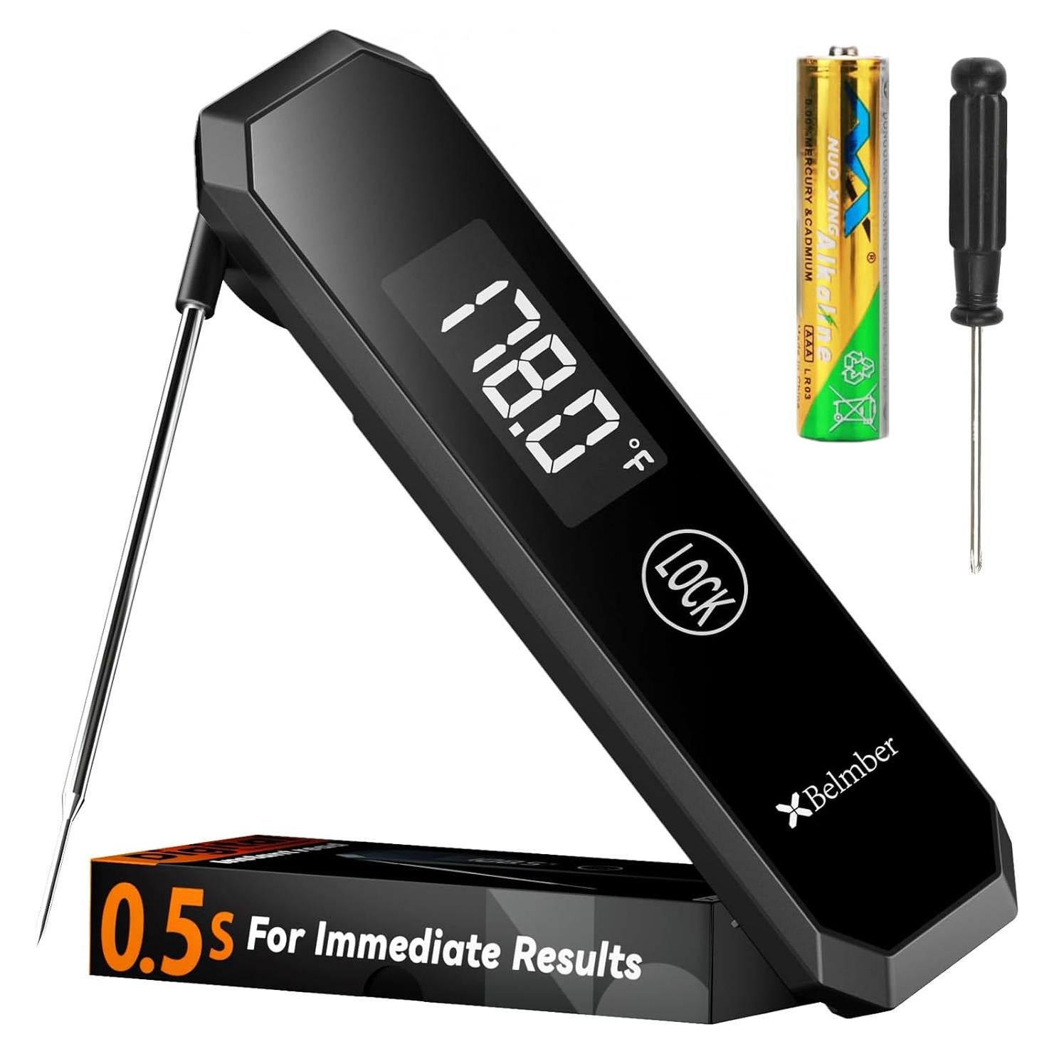 Termómetro Digital de Carne XBelmber - Lectura Instantánea 0.5s