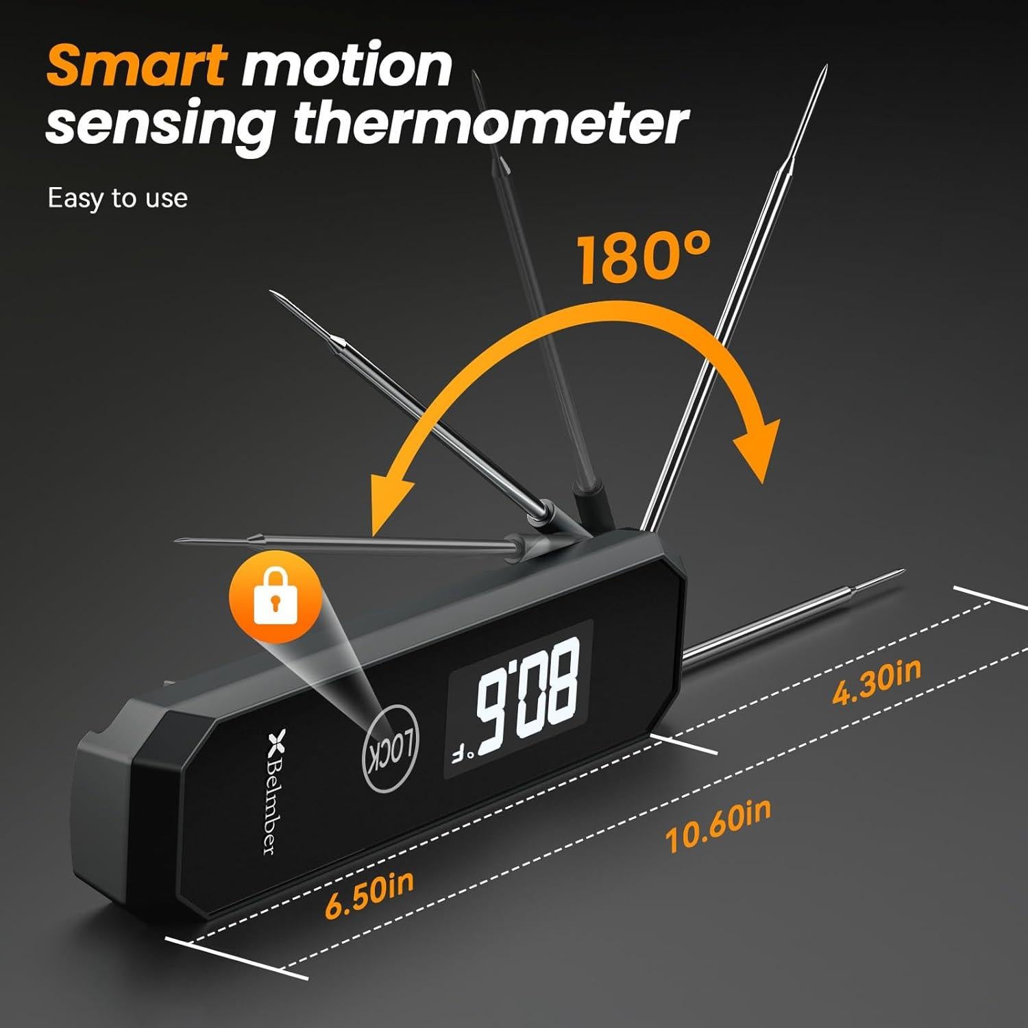 Termómetro Digital de Carne XBelmber - Lectura Instantánea 0.5s