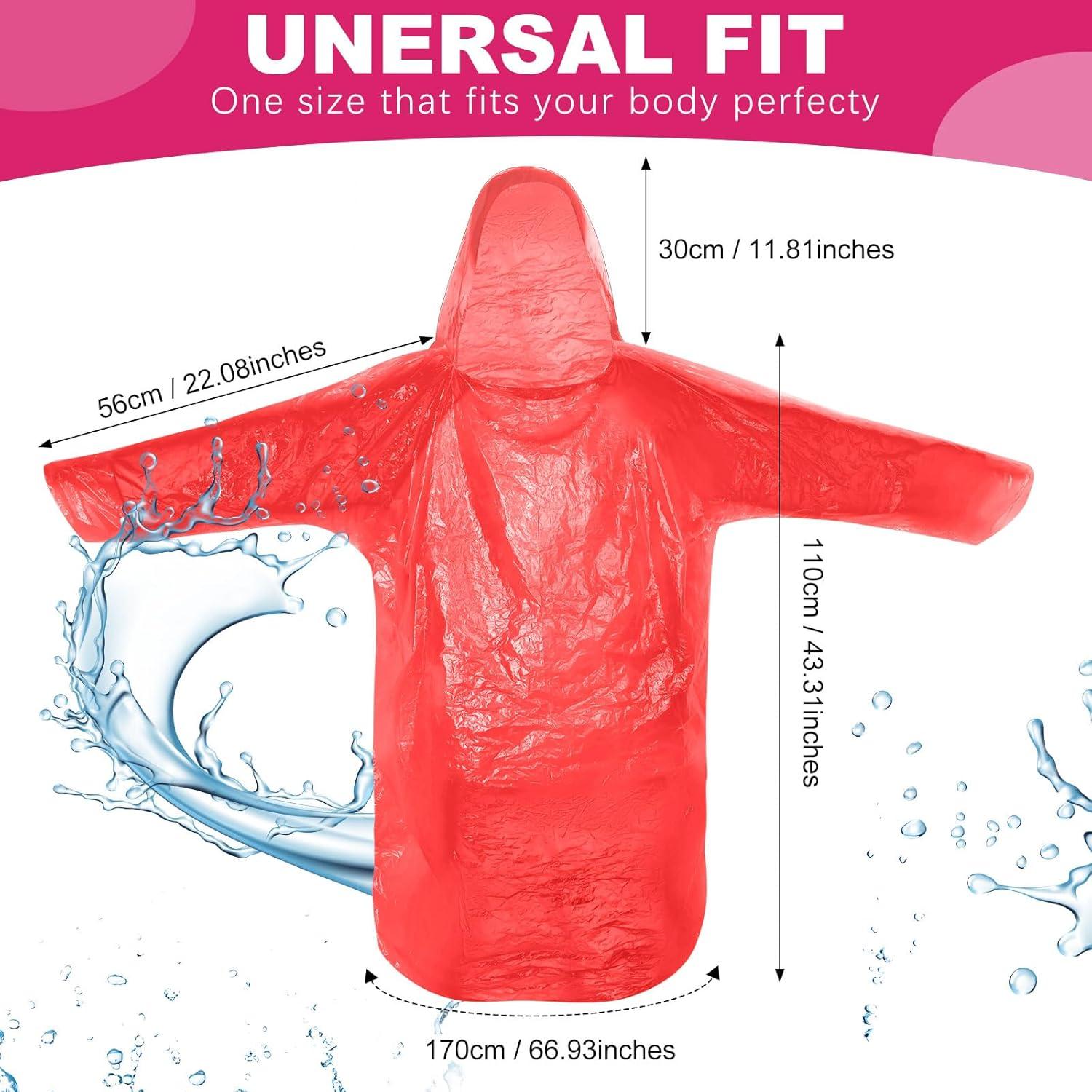 Ponchos de Lluvia Desechables Handepo 150 Piezas Adultos