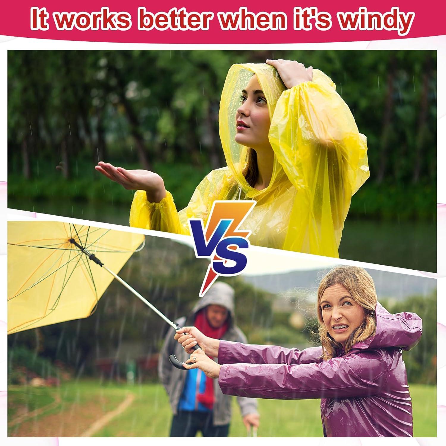 Ponchos de Lluvia Desechables Handepo 150 Piezas Adultos