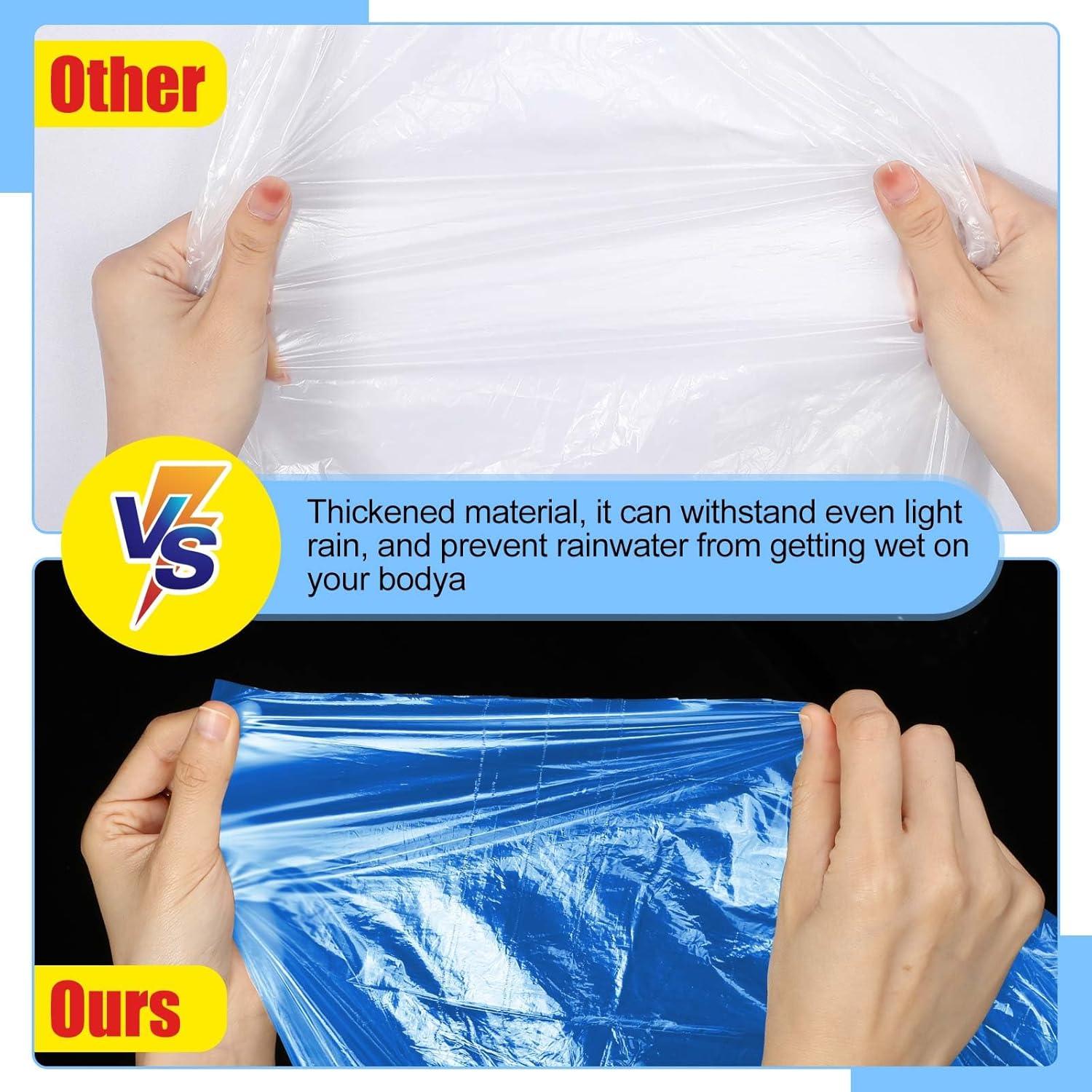 Paquete de 150 Ponchos de Lluvia Desechables Handepo Adultos