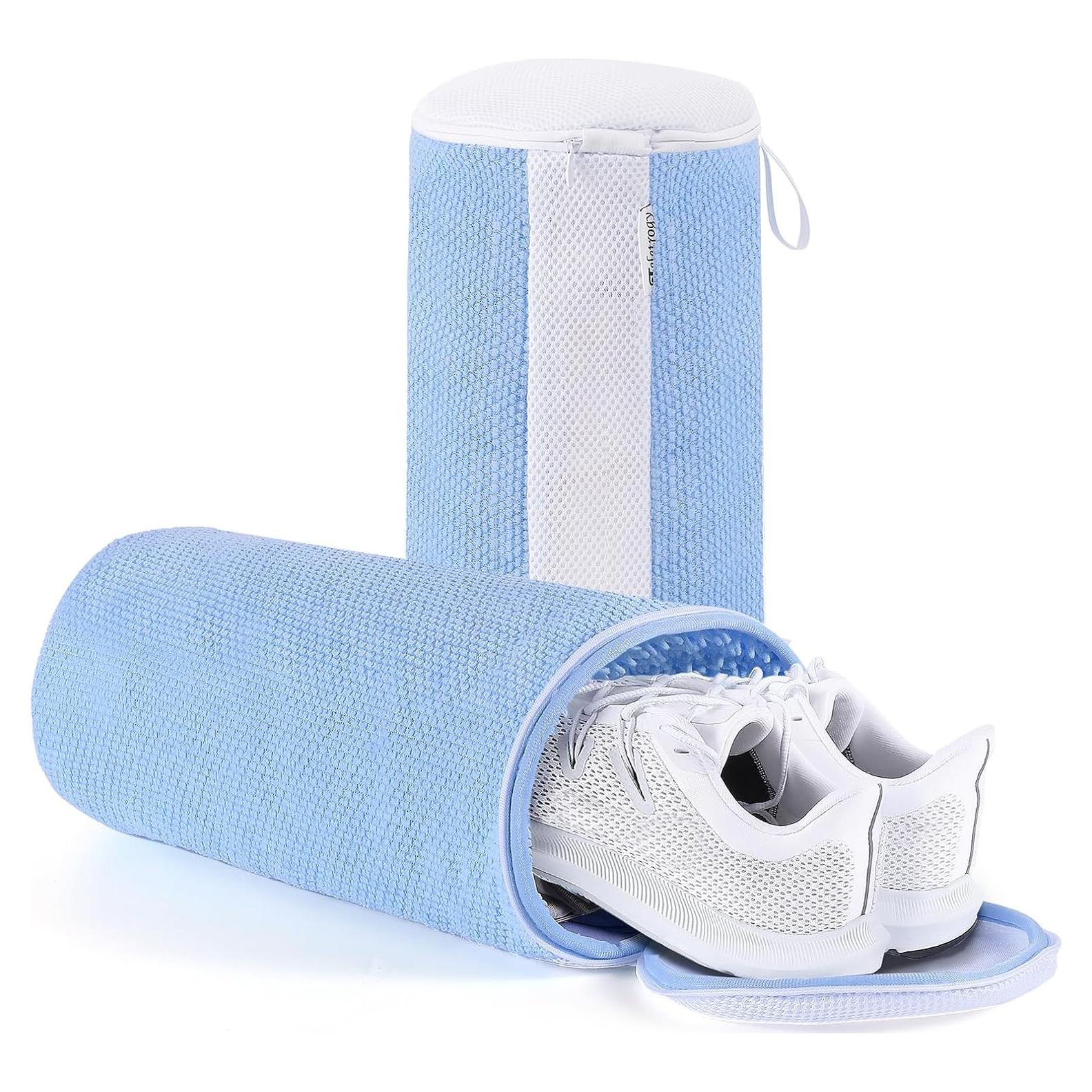 Bolsa de Lavado de Zapatos Teletrogy 2 Pcs Reutilizables Azul