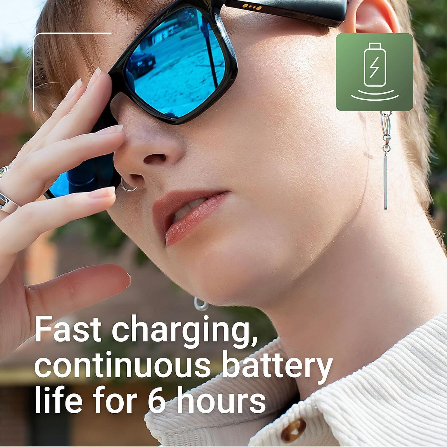 Gafas Inteligentes SKCT con Audio Bluetooth y Lentes Intercambiables