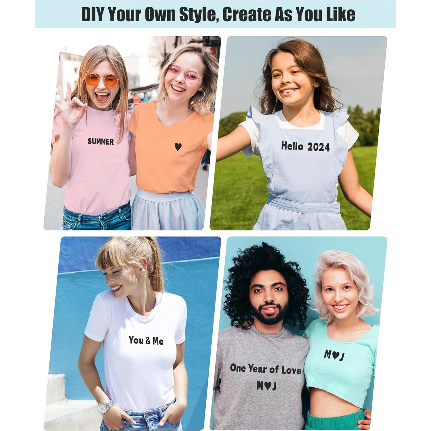 Juego de Letras y Números de Planchar Craftizon - 1510 Piezas