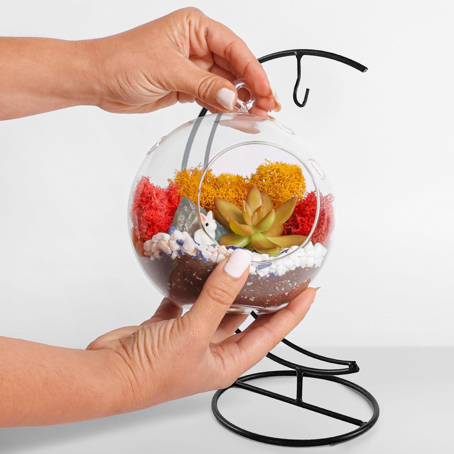 Kit de Terrario DIY Colgante Creaciones de Nathalie 12.7 cm