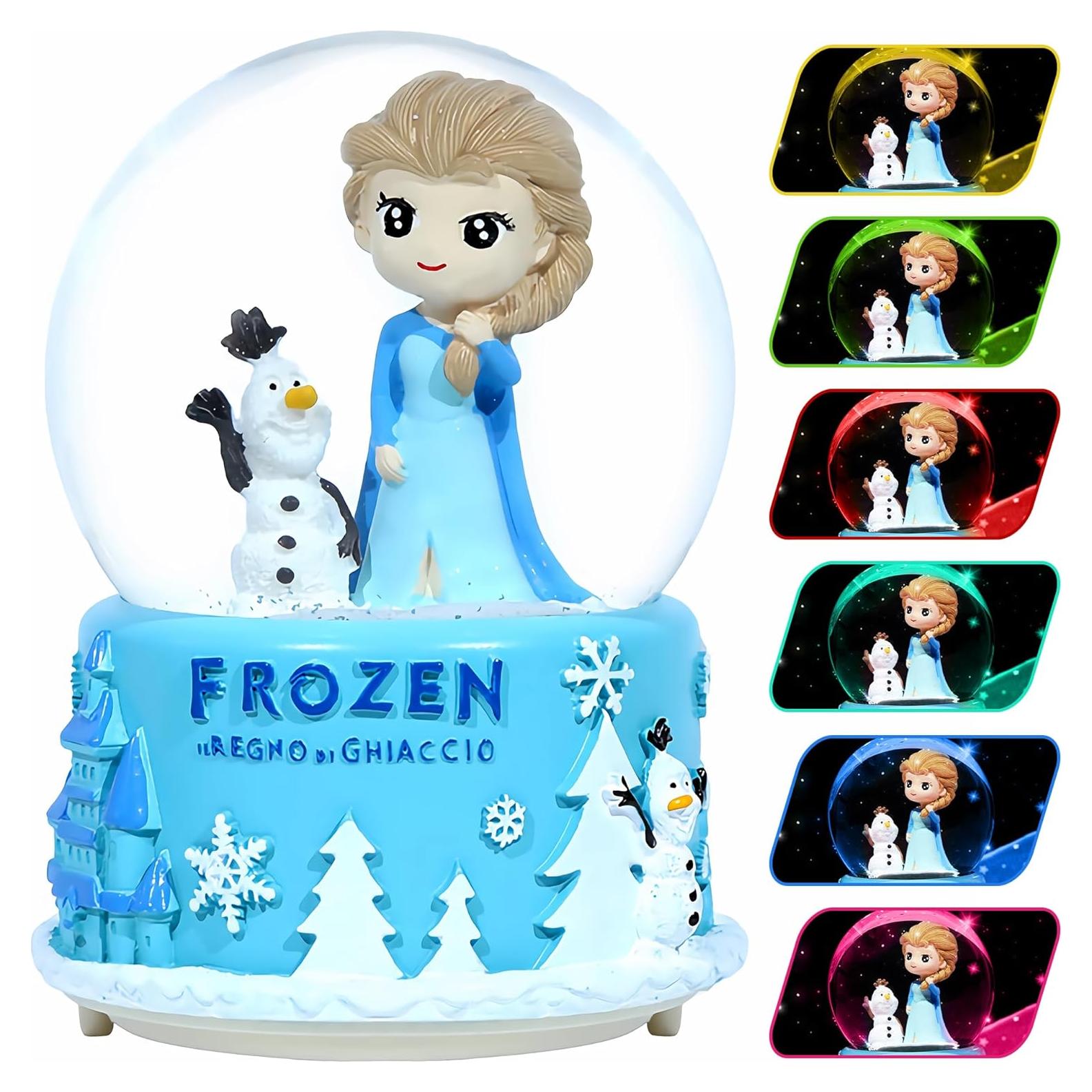 Globo de Nieve Musical UNIMIW Princesa 12 cm LED