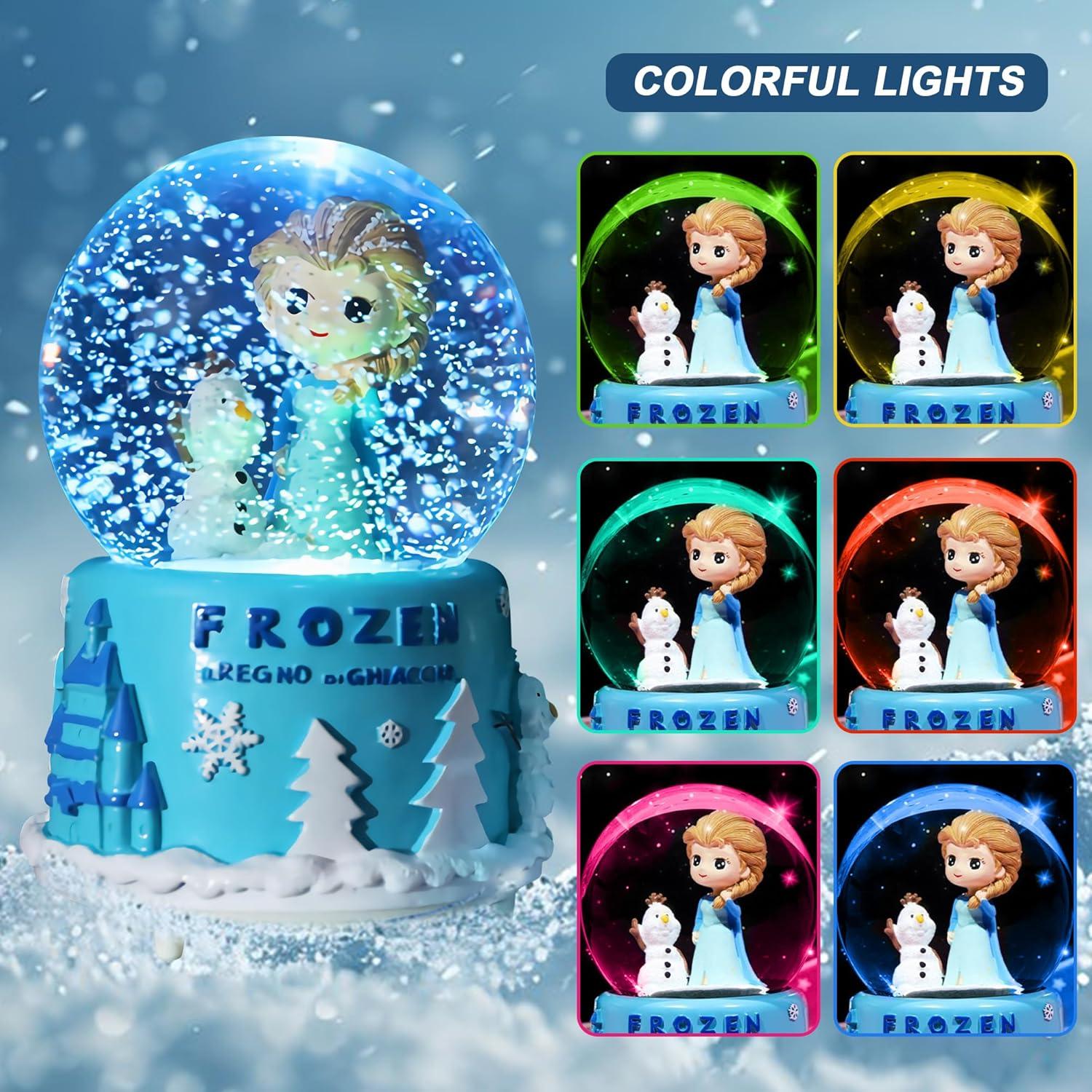Globo de Nieve Musical UNIMIW Princesa 12 cm LED