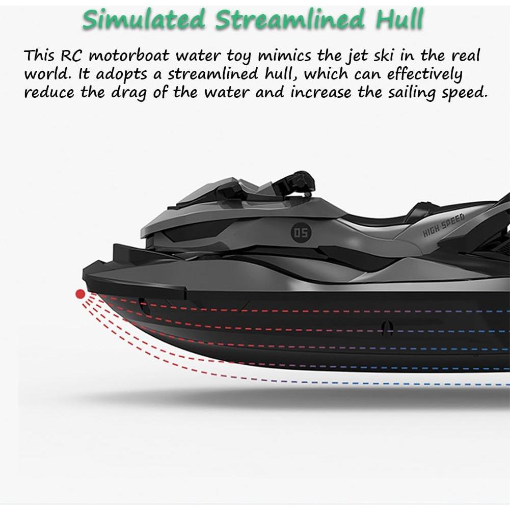 Esquí Acuático RC Miracland Azul Doble Hélice 10 km/h