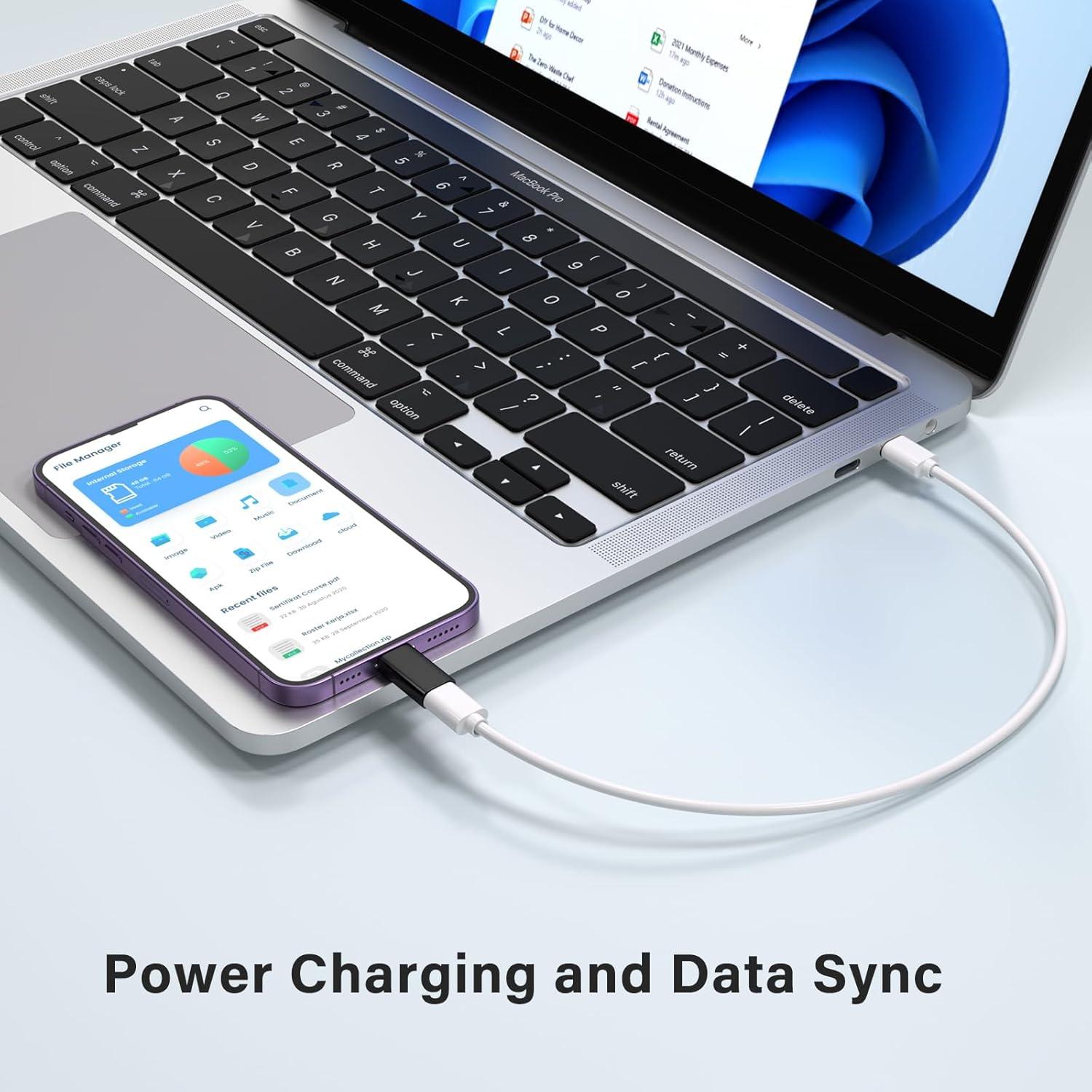 Adaptador USB C a Lightning Thousover 4 Pack Carga Rápida