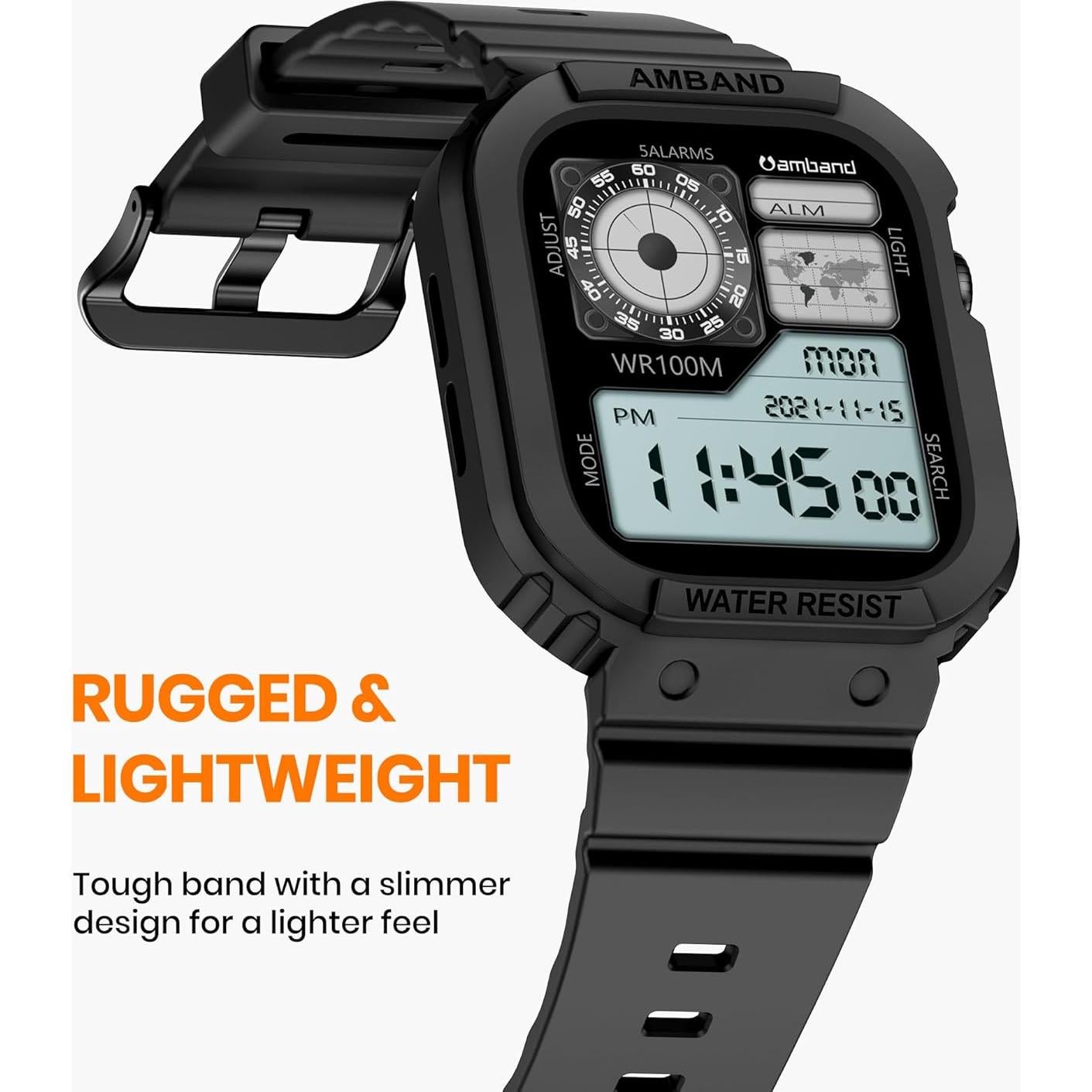 Banda y Funda Resistente amBand E1 para Apple Watch 42mm