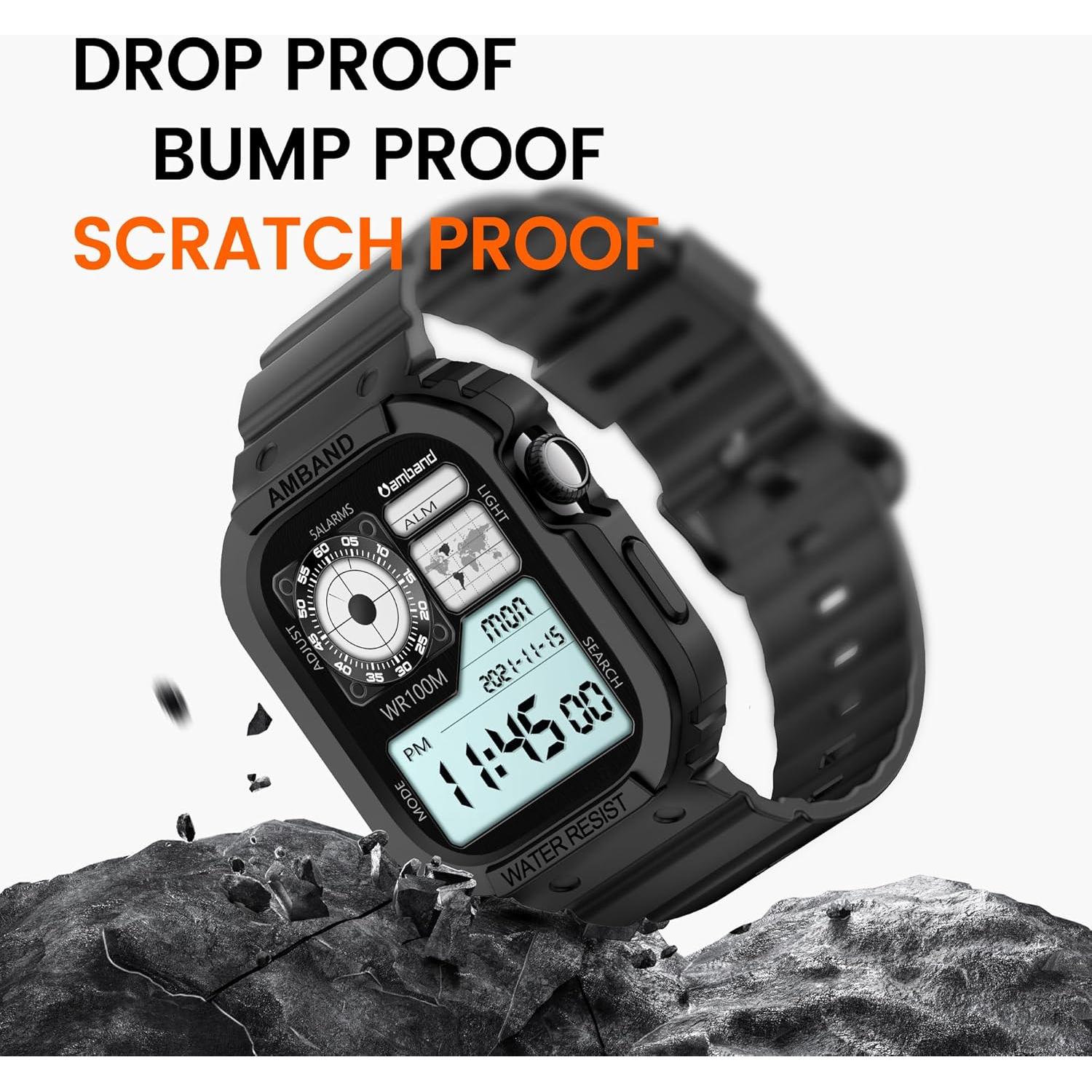 Banda y Funda Resistente amBand E1 para Apple Watch 42mm