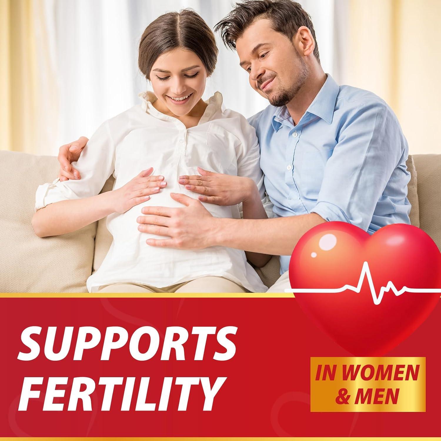 Suplemento CoQ10 400mg Leozmr con PQQ y Omega-3 120 Cápsulas