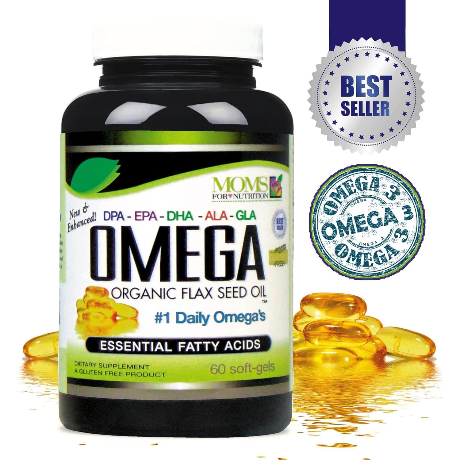 Omega 3-6-9 Natural Mamás Para Nutrición 60 Gelatinas Blandas