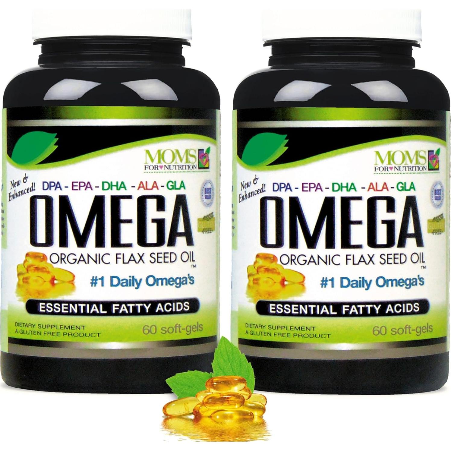 Omega 3-6-9 Natural Mamás Para Nutrición 60 Gelatinas Blandas