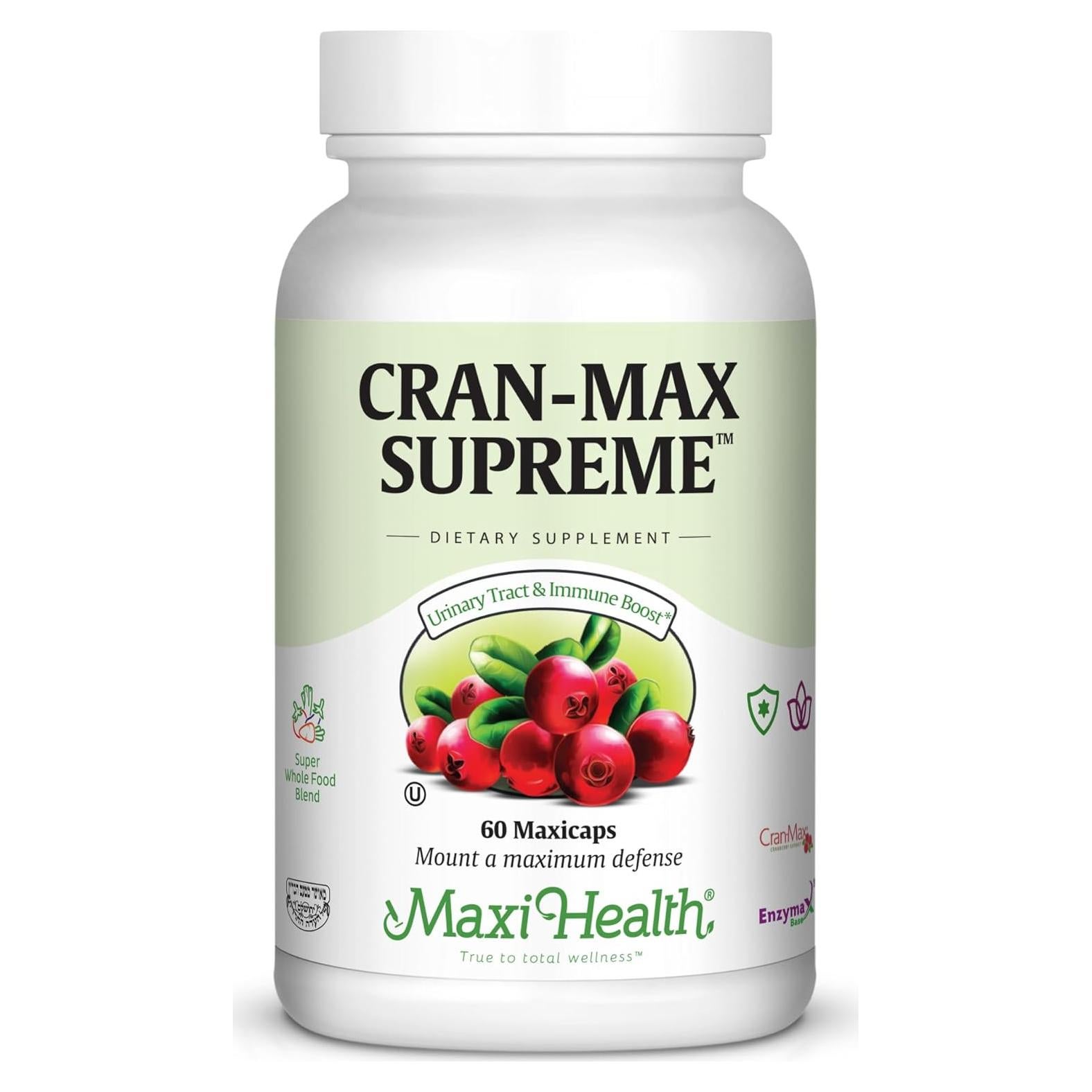 Cápsulas de Arándano Maxi-Health CranMax Supreme 60 Unidades