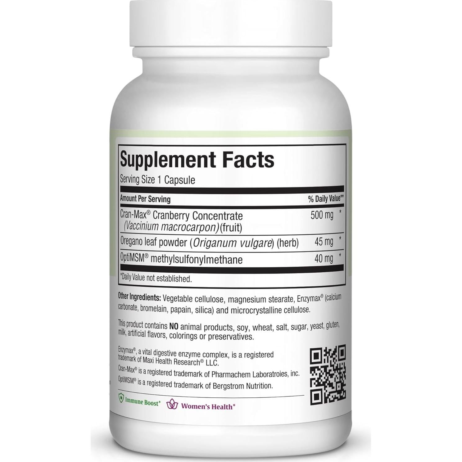 Cápsulas de Arándano Maxi-Health CranMax Supreme 60 Unidades