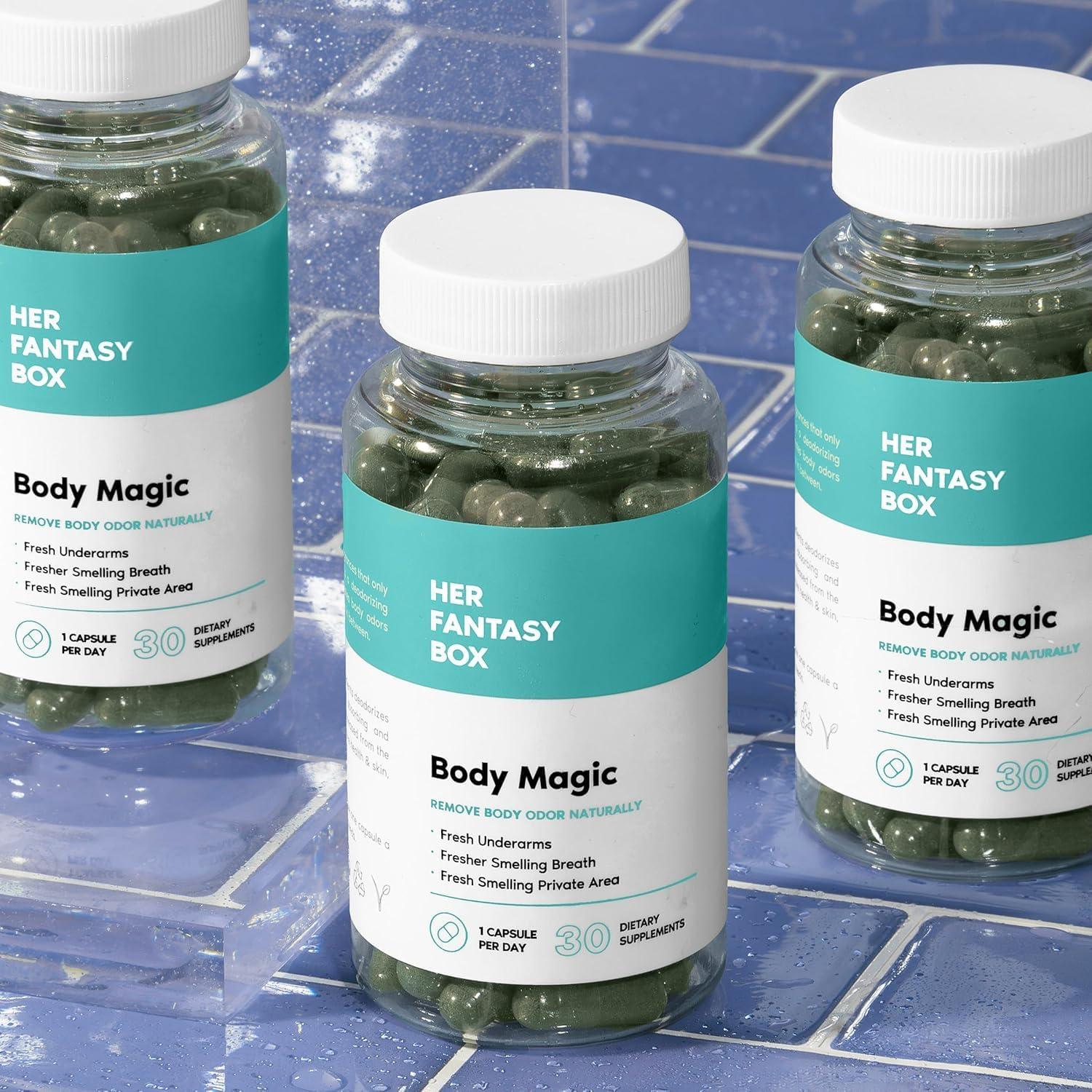Cápsulas de Clorofila Body Magic - 30 Veganas para Desintoxicación