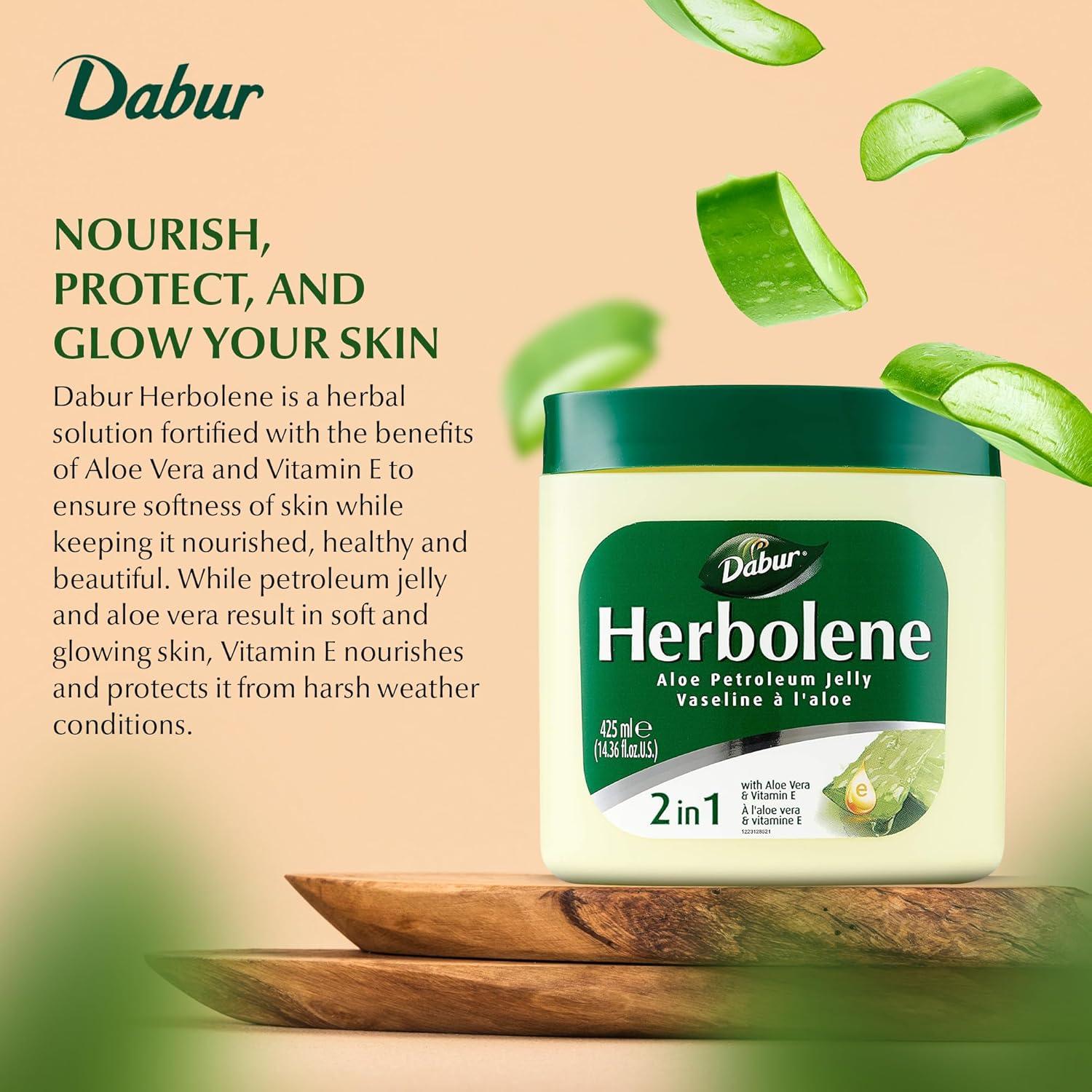 Dabur Herbolene Gel de Aloe Vera y Vitamina E 850 ML