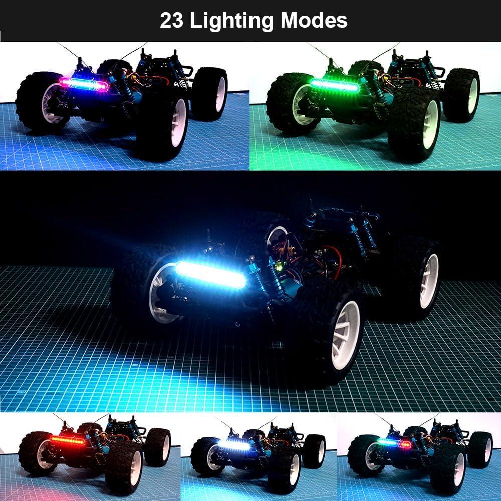 Barra de Luz LED Elechawk 100mm para RC Coche Traxxas Tamiya