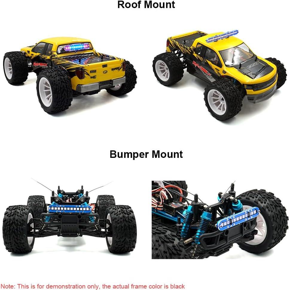 Barra de Luz LED Elechawk 100mm para RC Coche Traxxas Tamiya