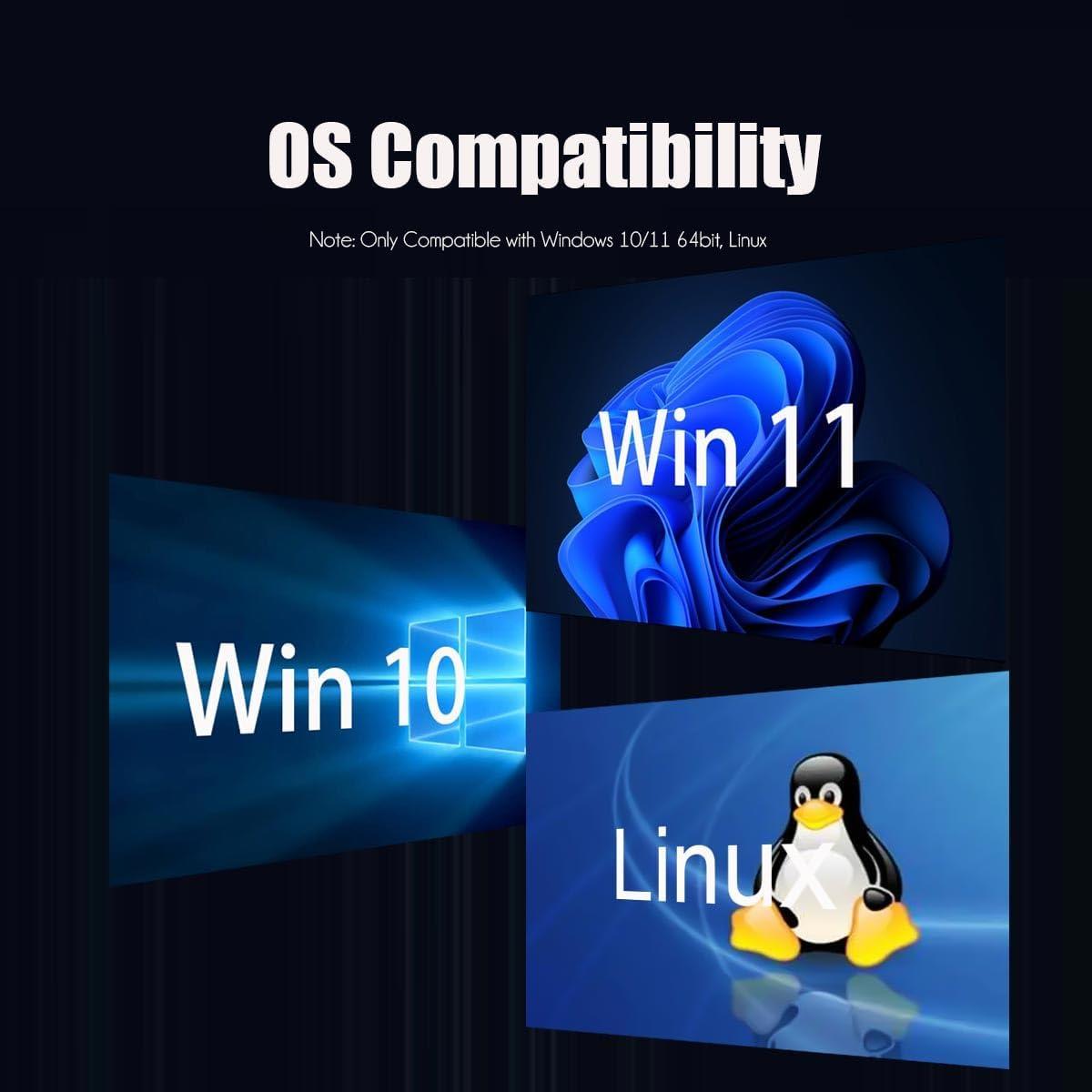 Tarjeta WiFi 6E GLOTRENDS AX5400 PCIe 2.4 Gbps Bluetooth 5.3