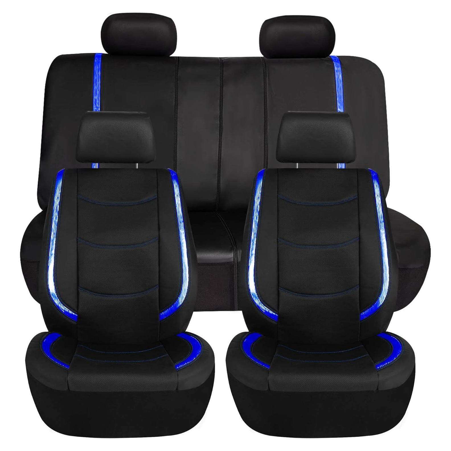 Cubiertas de Asientos de Coche TLH Galaxy13 Azul Deluxe