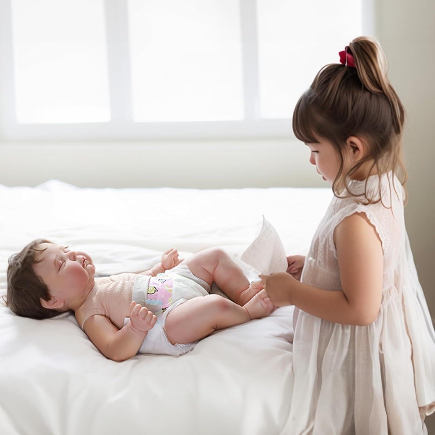 Paquete de 10 Pañales para Muñecas Reborn CHAREX 18-22"